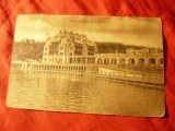 Ilustrata Baia Ocna circulat 1925 la Zimnicea , pliu centru
