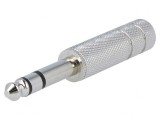 Mufă Jack 6,3mm Stereo 3 Pini