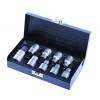 Set Chei Tubulare cu Biti Top Master Pro, Cr-V, Prindere 1/4, 4-17mm, 9 Piese, HEX