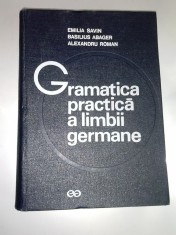 GRAMATICA PRACTICA A LIMBII GERMANE -Emilia Savin,Basilius Abager- 1974 foto