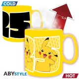 Cana termosensibila Pokemon Pikachu 25 460 ml, Abysee Corp