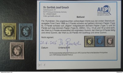 Romania LP 18-20 * , Carol cu favoriti I , Expertizat foto