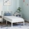 vidaXL Saltea cu Strat de Nucă de Cocos Alb 160 x 80 cm Spumă PU 4106377
