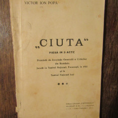 Ciuta, piesă în trei acte - Victor Ion Popa