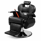 Cumpara ieftin Scaun Barber Profesional Roma, Hidraulic, rotire 360 - Dittom, Capitonat cu