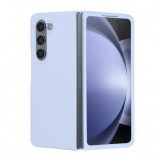 Cumpara ieftin Husa Samsung Galaxy Z Fold5 Silicon Lavanda Slim Mat cu Microfibra SoftEdge, Techsuit