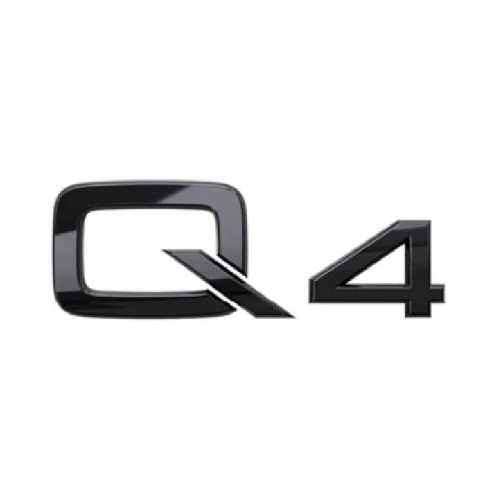 Emblema Q4 pentru Audi,Negru