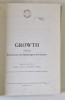 GROWTH ,including REPRODUCTION and MORPHOLOGICAL DEVELOPMENT , compiled by PHILIP L. ALTMAN and DOROTHY S. DITTMER , 1962