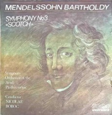 Disc vinil, LP. SIMFONIA NR.3 IN LA MINOR-MENDELSSOHN BARTHOLDY-289423