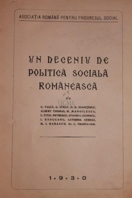 UN DECENIU DE POLITICA SOCIALA foto