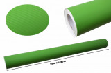 Folie auto carbon 3d texturata verde - colant auto 1.27 / (30M) CF329
