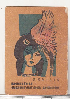 bnk cld Calendar de buzunar 1966 - Revista pentru apararea pacii foto