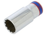 Manşon tubular 1/2 inch cu cap 12-puncte