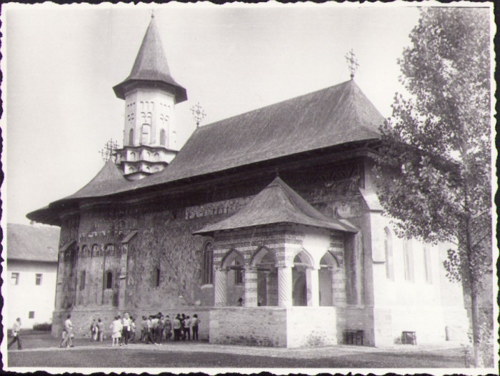HST P1522 Poză mănăstirea Sucevița perioada comunistă