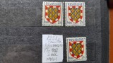 1951-Franta- YT=902 3 val. MNH, Nestampilat