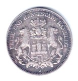 Moneda Argint Germania 2 Mark 1903 J Hamburg Zwei Mark Argint