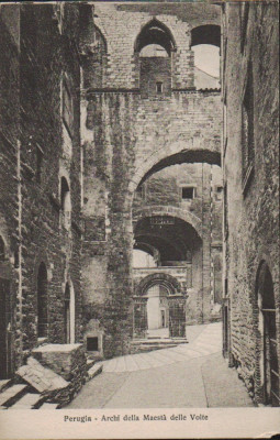 Carte Postala - Perugia - Archi della Maesta delle Volte &amp;quot;CP64&amp;quot; foto