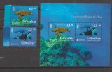 GIBRALTAR 2024 EUROPA CEPT - Fauna si Flora Subacvatica Serie 2 timbre + Bloc MNH**