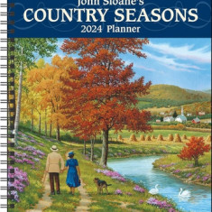John Sloane's Country Seasons 12-Month 2024 Monthly/Weekly Planner Calendar