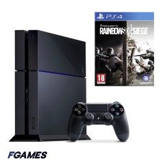 Consola Sony Playstation 4 Ps4 500gb + Controller + Tom Clancy&amp;#x2019;s Rainbow Six Siege PlayStation 4, Second-Hand