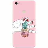 Husa silicon pentru Xiaomi Redmi Note 5A, Rainbow Pinepple