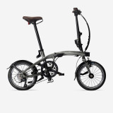 Bicicletă plibilă Fold Light 1 gri, Btwin