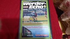 program Werder Bremen - FC Bacau