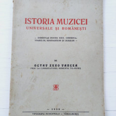 Istoria Muzicei Universale si Romanesti, 1938, Octavian Zeno Vancea