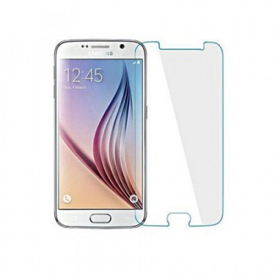 Pachet husa protectie Samsung Galaxy S6 Slim TPU Fumuriu cu folie de sticla gratis foto