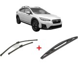 Cumpara ieftin Set 3 stergatoare SUBARU XV (GT) 2017, parbriz si luneta, Valeo Silencio