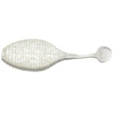 Grub Hide Up Stagger Wide 1.5&quot; Salt, S-07 Glow White, 3.8cm, 8buc/pac