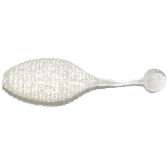Grub Hide Up Stagger Wide 1.5&quot; Salt, S-07 Glow White, 3.8cm, 8buc/pac