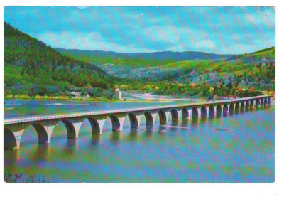 CPIB 21672 - CARTE POSTALA - VALEA BISTRITEI. VIADUCTUL DE LA POIANA TEIULUI foto