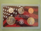 USA / SUA - Set Monetarie 1, 5, 10, 50 Cents si 1 Dollar 2008 ARGINT si CuNi