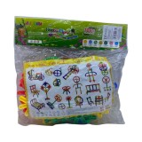 Set Constructie Educativ Nelimitat 3D 34 piese