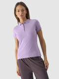 Tricou polo slim pentru femei - mov, 4F Sportswear