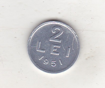 bnk mnd Romania 2 lei 1951