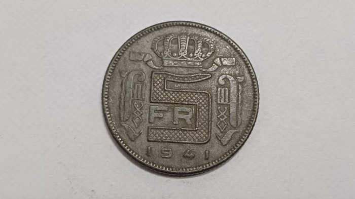 Belgia-5 Francs 1941