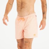 Șort de baie scurt 15&#039; Quiksilver Volley deluxe Dungi Pepene galben Bărbați