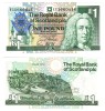 !!! SCOTIA - 1 POUND 1992 , COMM - P 356 - UNC / SUMMITUL EUROPEAN DE LA EDINBURGH