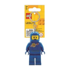 Breloc cu lanterna LEGO astronaut - albastru (LGL-KE10)