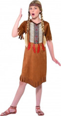 Costum Indian Nativ American fetite 4-6 ani foto