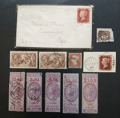 GB-ANGLIA ,QV-lot 2 clasic, stampilate