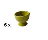 Set 6 suporturi de ou, 4 cm, Verde