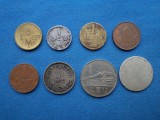 LOT 8 MONEDE 1 LEU ANI DIFERITI (1940,1951,1947,1993,1992,1924,1966,1873 ) /ROMANIA