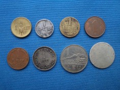 LOT 8 MONEDE 1 LEU ANI DIFERITI (1940,1951,1947,1993,1992,1924,1966,1873 ) /ROMANIA