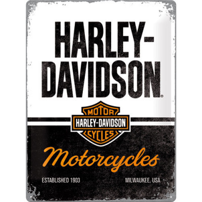 Placa metalica Harley-Davidson - Motorcycles 30x40 cm foto