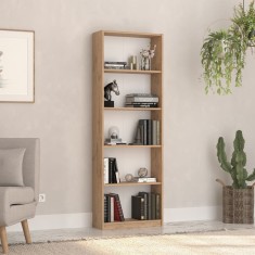 Biblioteca Adore Nurdan, 5 rafturi, 58 x 170 x 23 cm foto