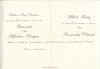 A3671N Invitație la nunta cofetarului Alfred K&ouml;nig din Cernăuți, 1921, Cernăuți, limba poloneză