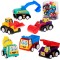 Set 6 masinute mini de constructie pentru copii 5 x 4 x 3 cm